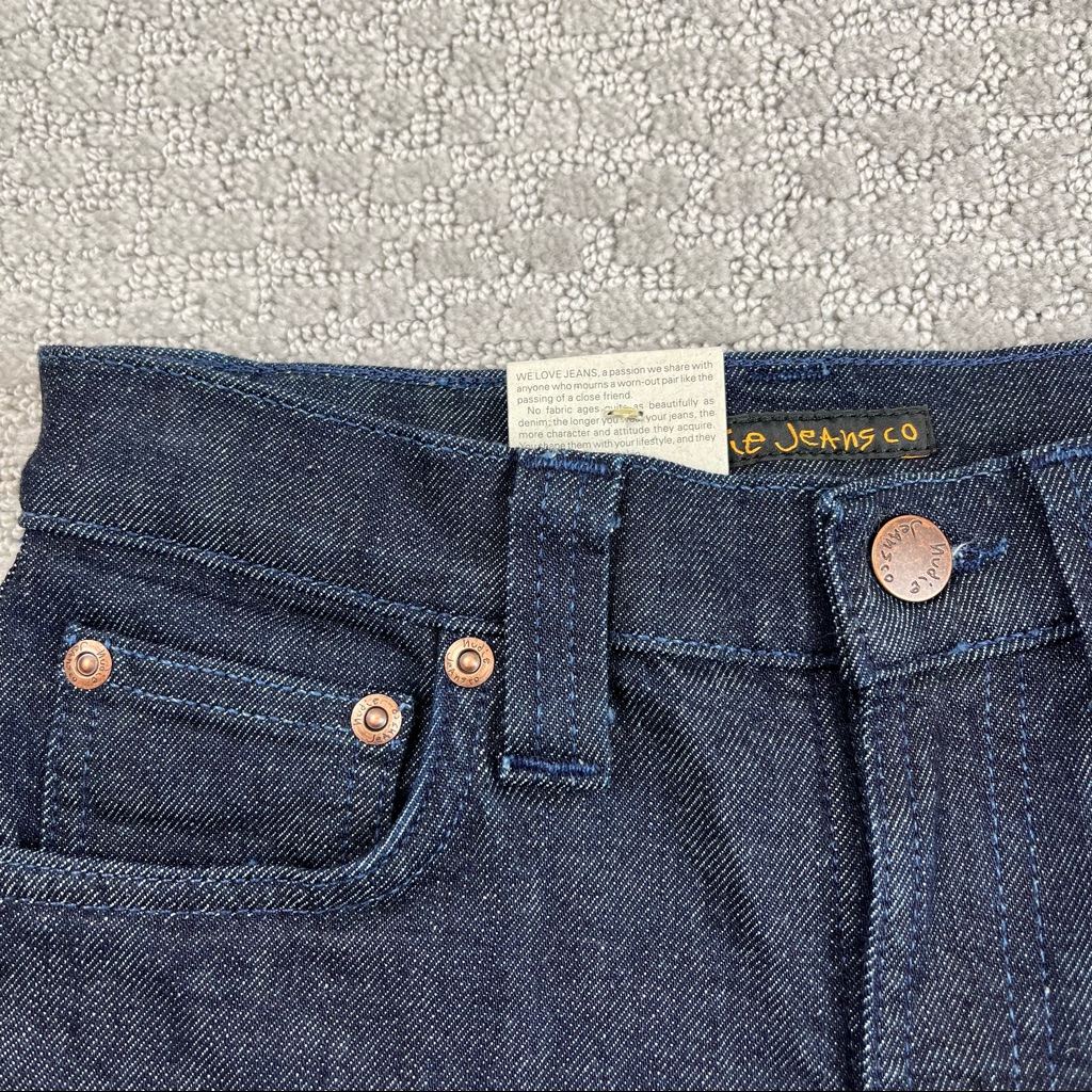 Nwt Nudie Jeans Co. Tube Tom Rinsed Open Indigo W24 L30 — image 2 of 8